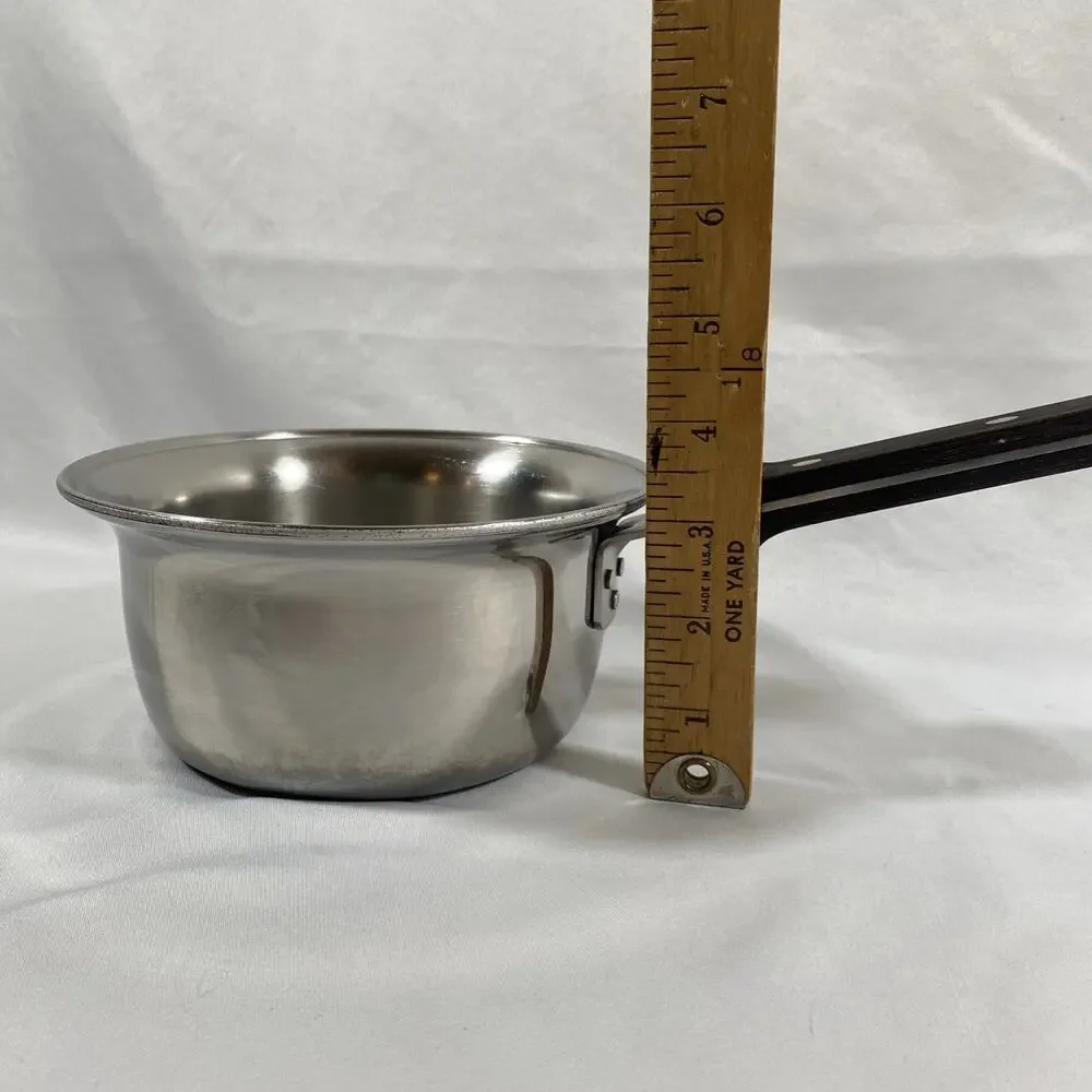 Farberware Triple Ply Stainless Aluminum Birch Wood 1 qt saucepan & Lid Bronx NY